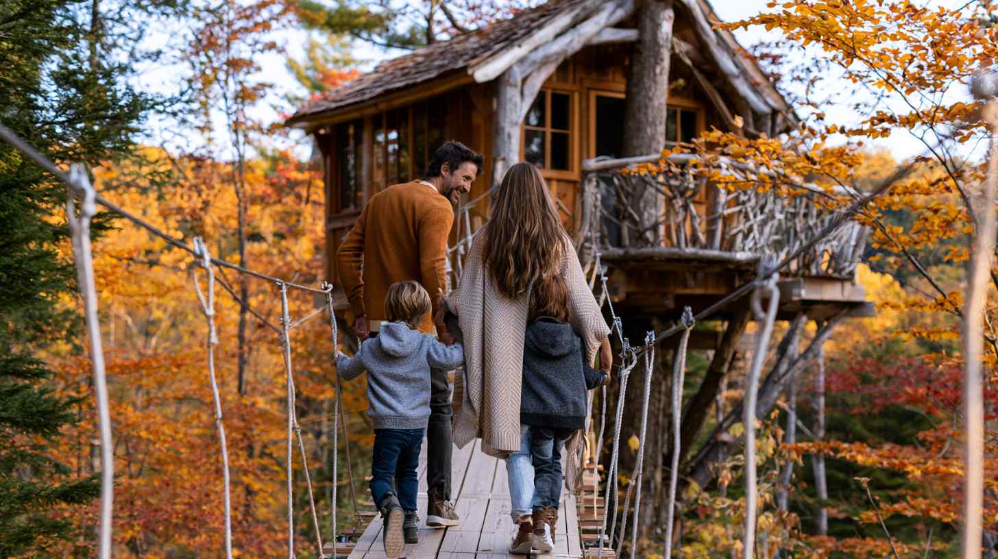 Cabanes dans les arbres pour s’évader en altitude